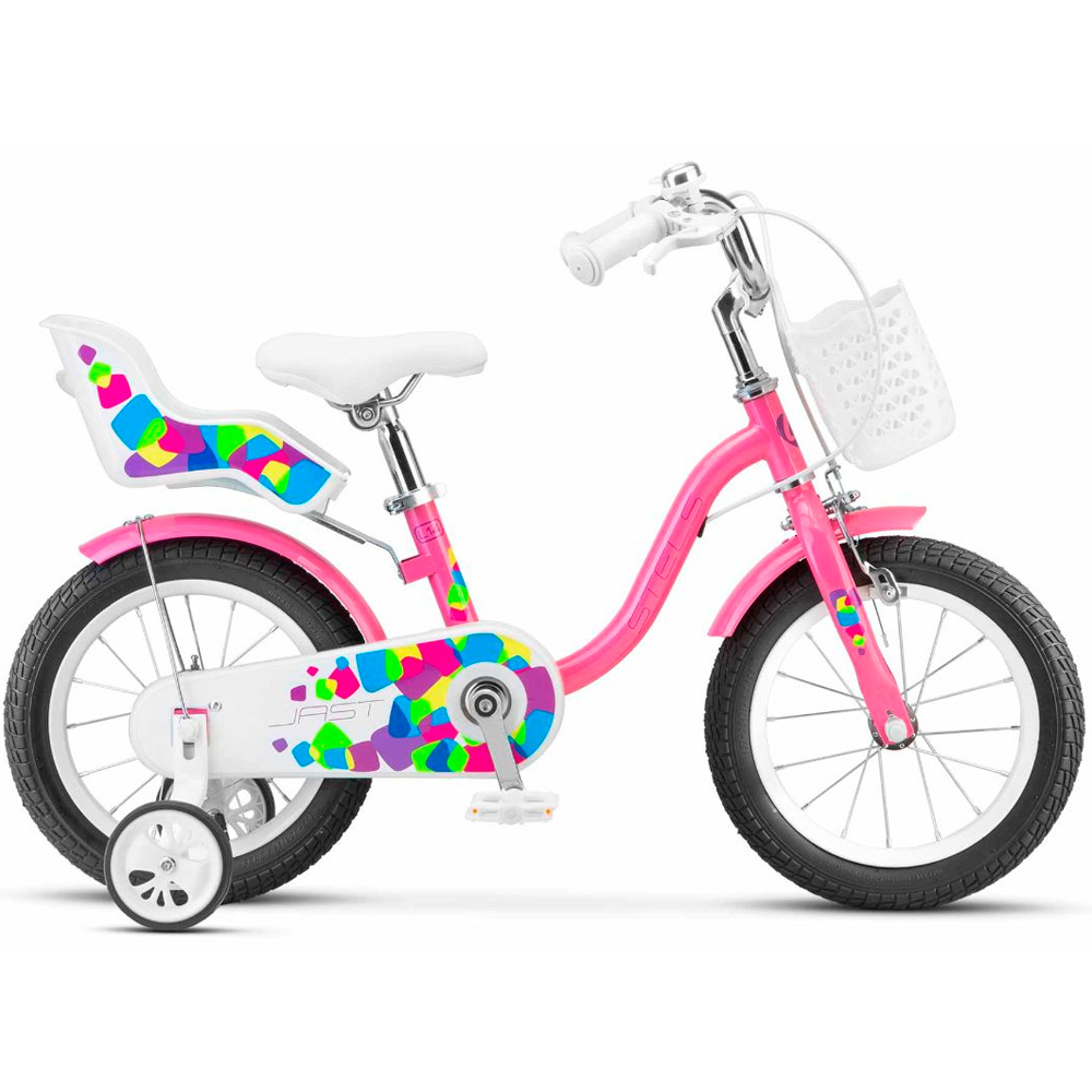 Велосипед 2-х 14" Jast KB (8.1" Розовый) /STELS/