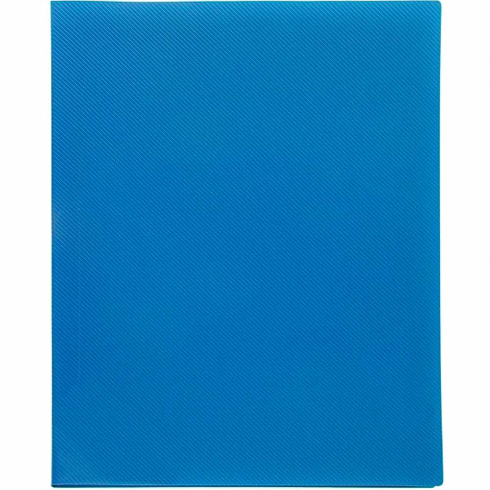 Папка пластик 10 вкладышей А4ф LINE 500мкм- Синяя 10AV4_03009 Hatber.