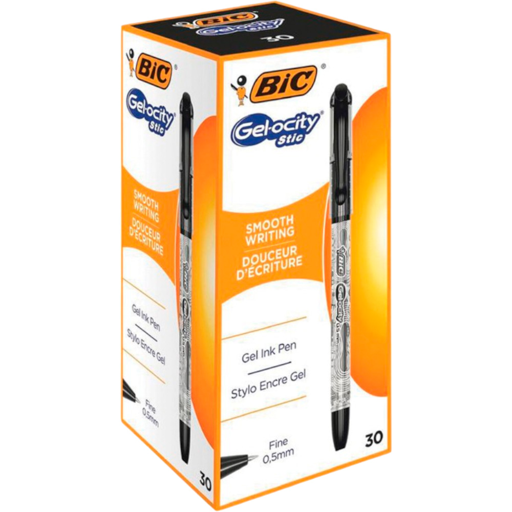 Ручка гелевая Черная Gelocity Stic Bic 143753 Ручка гелевая Черная Gelocity Stic Bic 143753