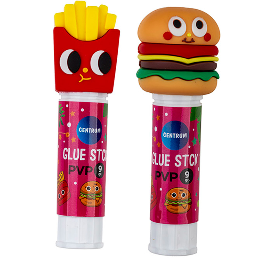 Клей-карандаш 9 гр. HAMBURGER &CHIPS 80355 Клей-карандаш 9 гр. HAMBURGER &CHIPS 80355