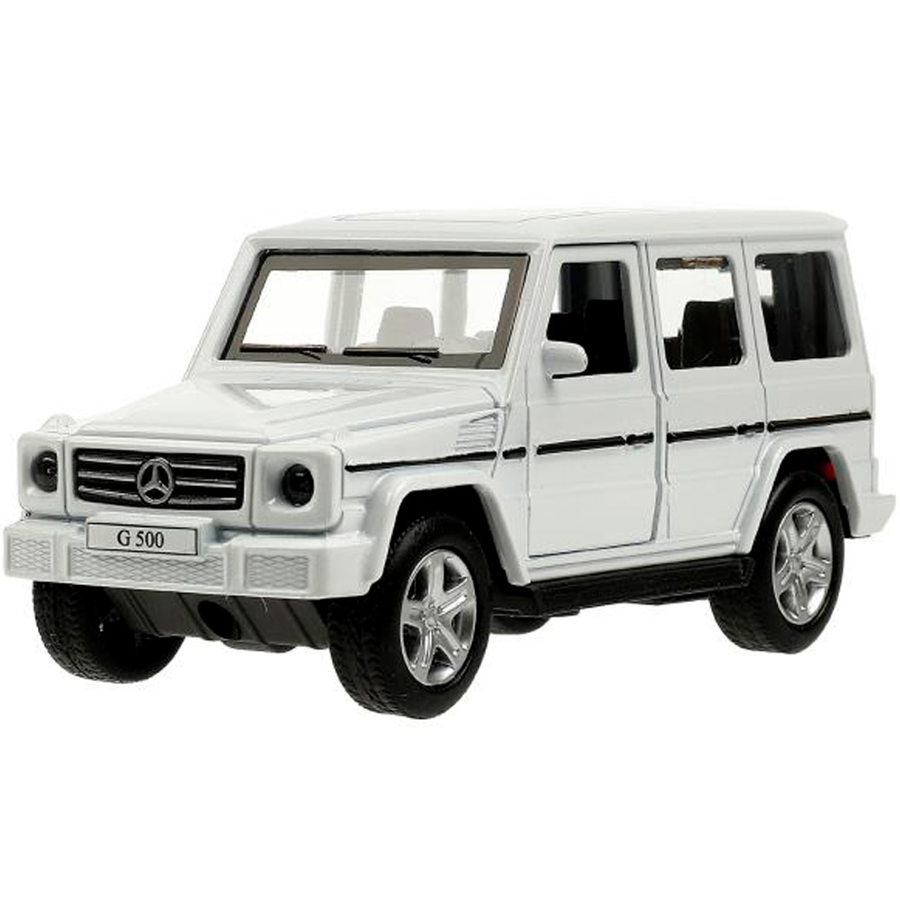 Модель GCLASS-12-WH MERCEDES-BENZ G-CLASS 12 см, двери, багажн, белый Технопарк  