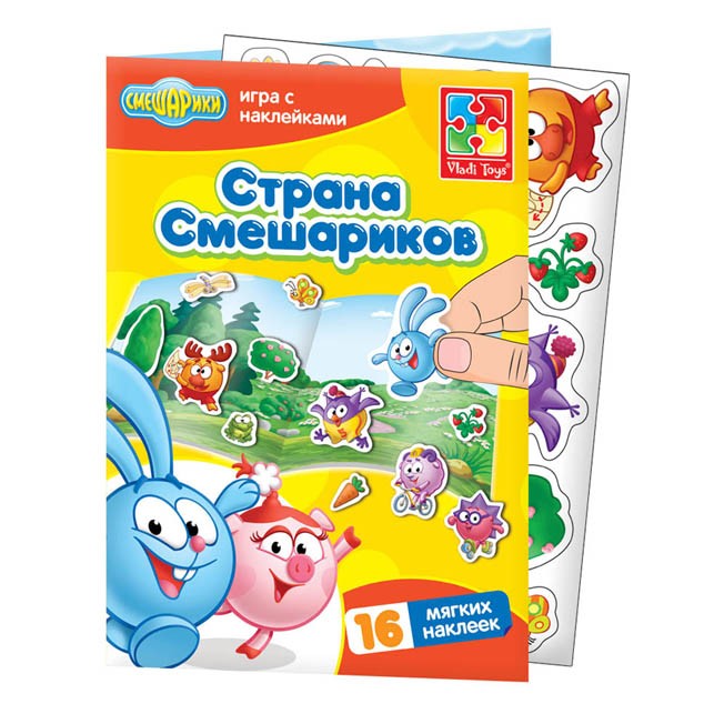Игра Набор с наклейками Смешарики VT4206-21
