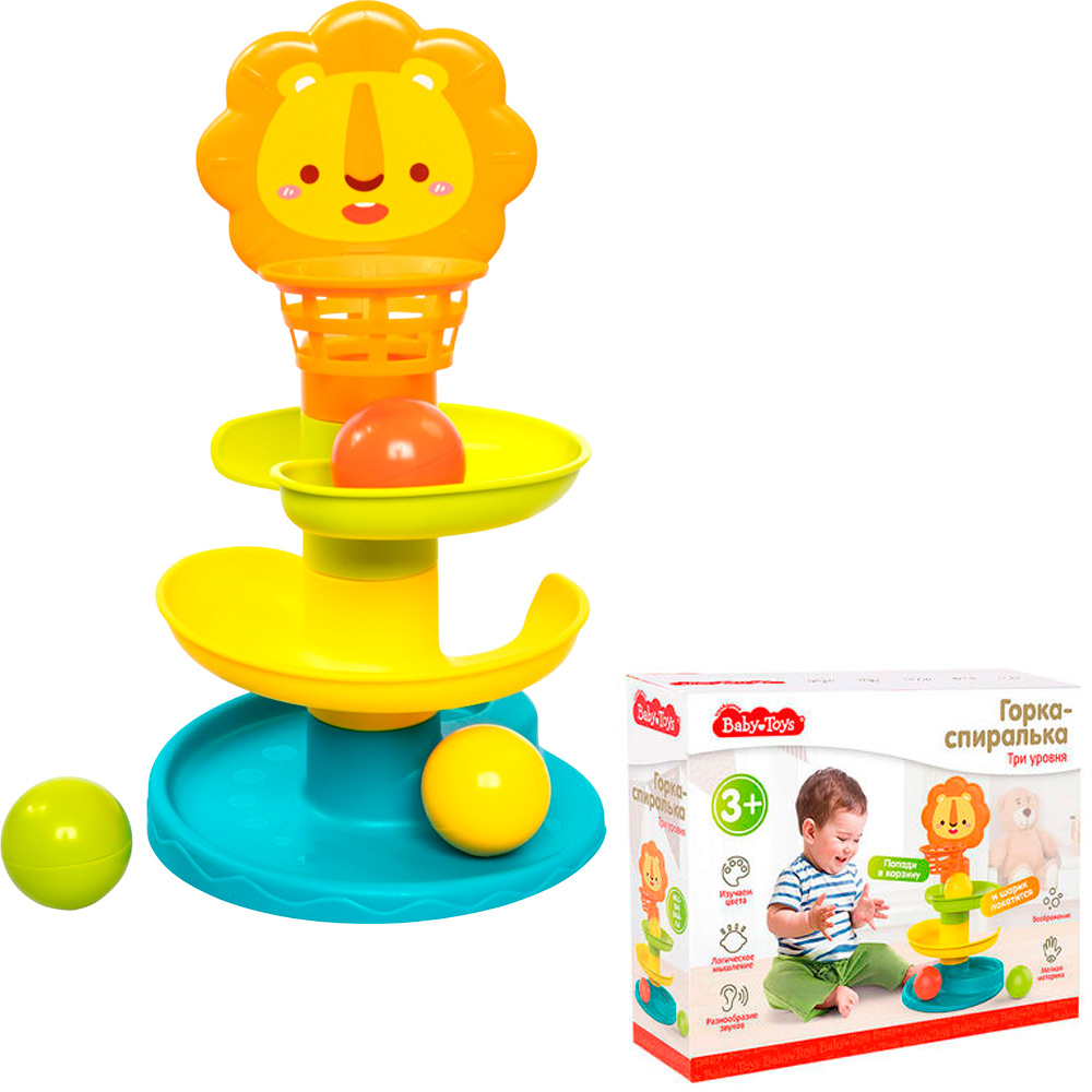 Игрушка "Горка-спиралька. Три уровня" Baby toys 70010