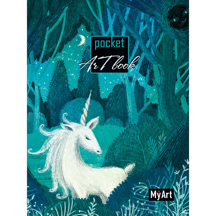 Скетчбук 462-0-129-72804-1 MyArt. Pocket ArtBook. Единорог