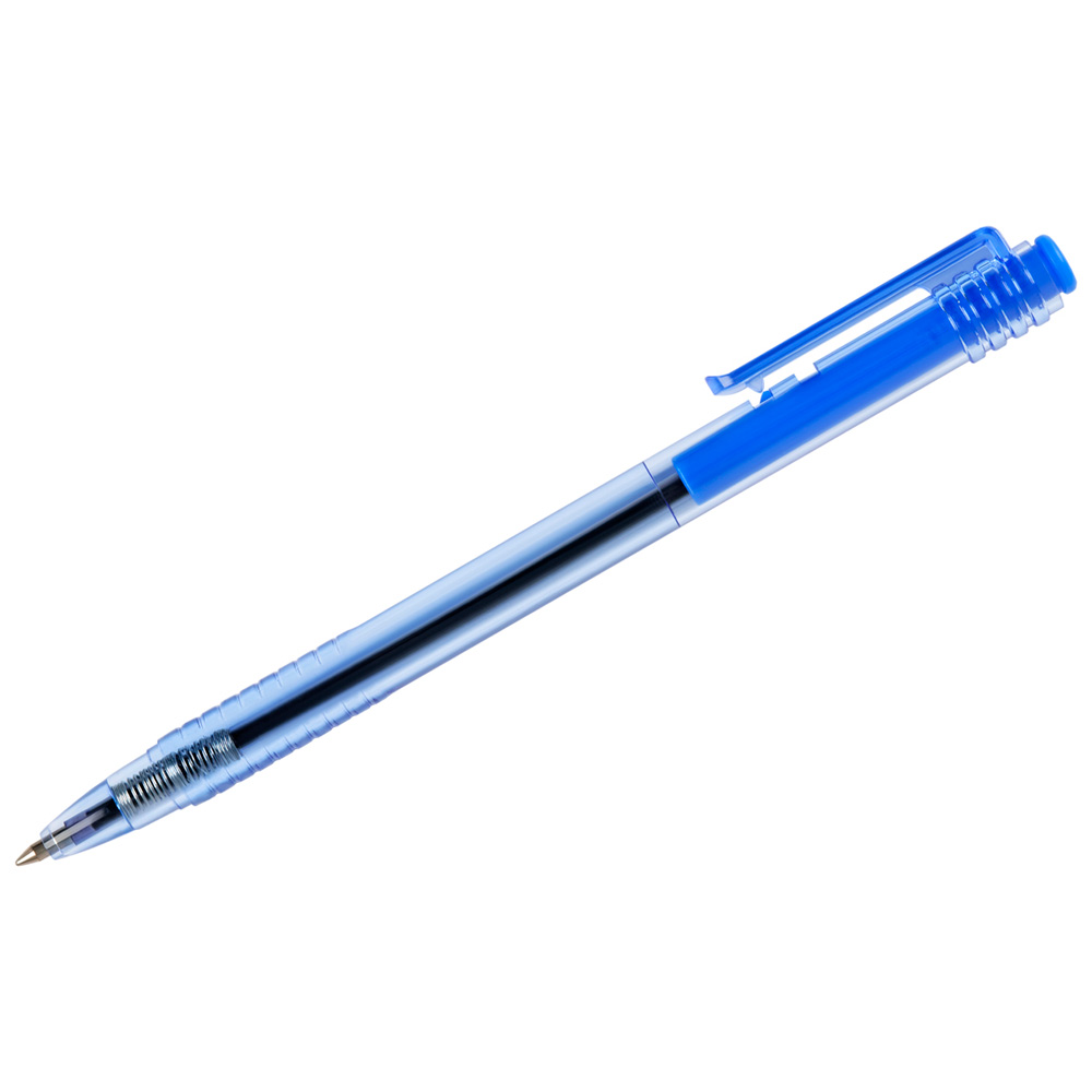 Ручка шарик синий автомат СТАММ "500" 0,7мм 346486