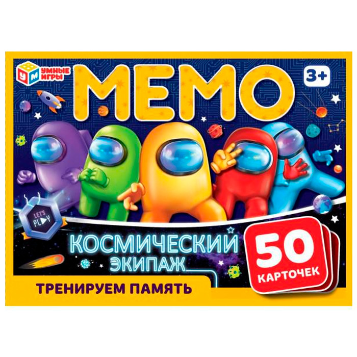 Игра Умка Мемо Космический экипаж 4680107994165 /50/