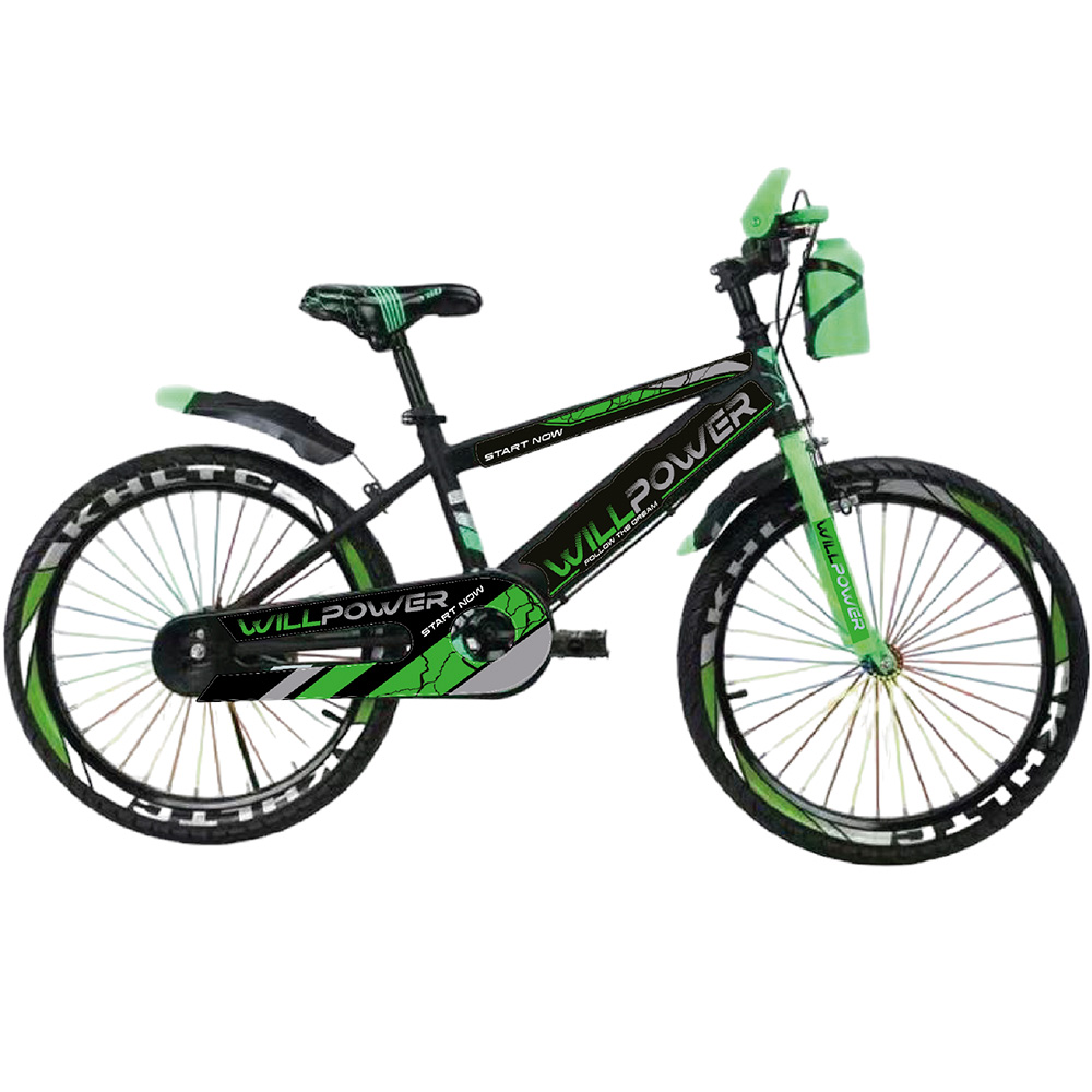 Велосипед 2-х 20" WILLPOWER зеленый FG230707018C-3