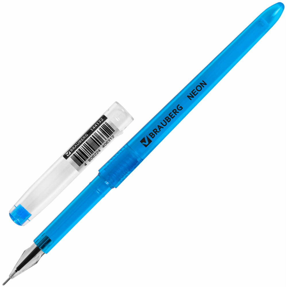 Ручка гелевая Черная Brauberg Diamond neon 144132 Ручка гелевая Черная Brauberg Diamond neon 144132