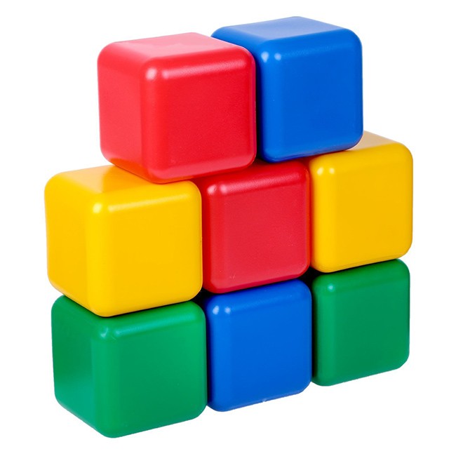 Набор кубиков 8 шт 12см 1930539