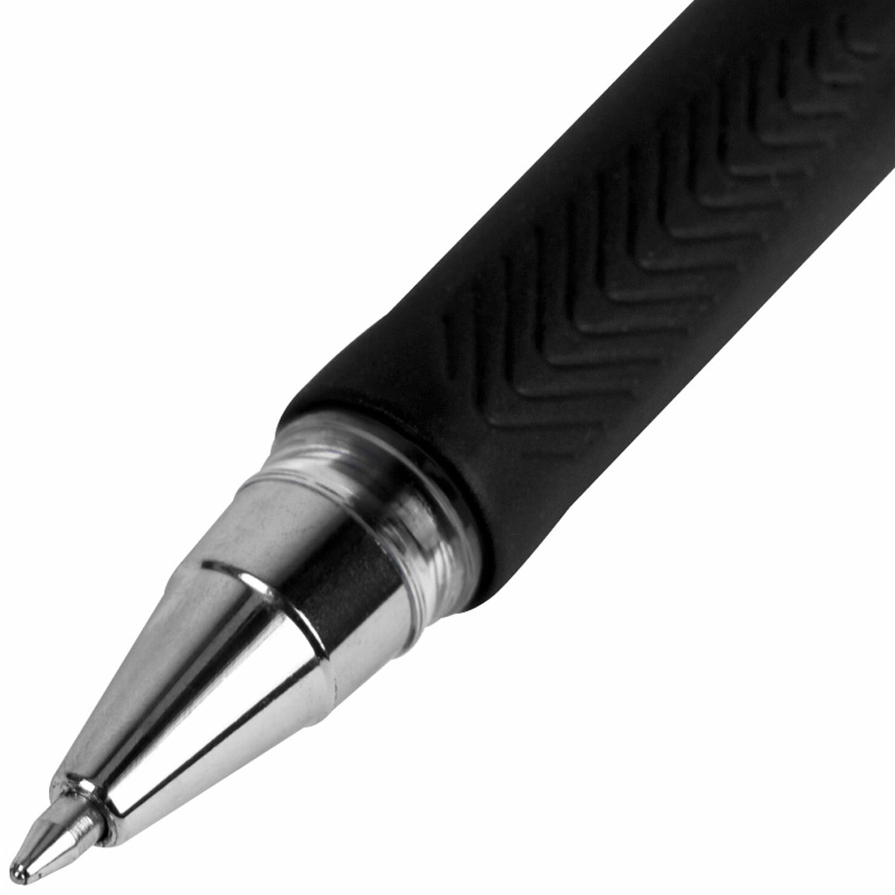 Ручка шариковая черная BP-GT узел 0,7 мм, линия 0,35 мм, BRAUBERG 144006